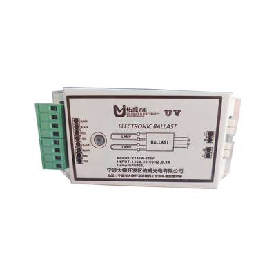 Ballastro elettrico con fattore di potenza > 0,99 Voltaggio di ingresso 120V/ 208V/ 240V/ 277V/ 347V/ 480V Durata di vita 000 ore